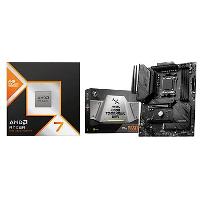 AMD Ryzen 7 9800X3D 8-Core 5.2GHz AM5 Processor & MSI B650 TOMAHAWK WIFI ATX AM5 DDR5 Motherboard