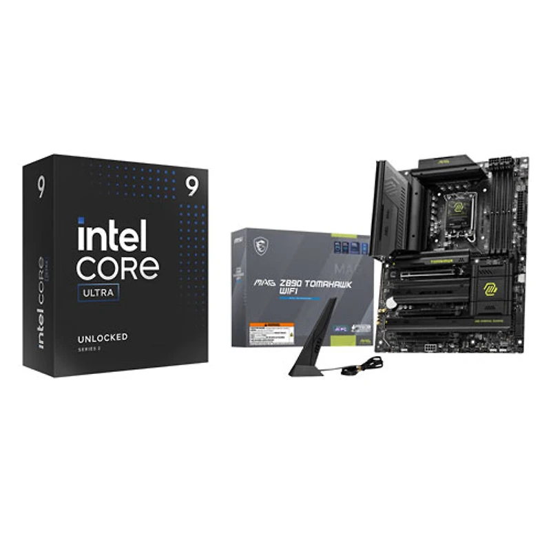 Intel Core Ultra 9-285K 24-Core 4.6GHz Processor & MSI MAG Z890 Tomahawk Wi-Fi ATX DDR5 Motherboard