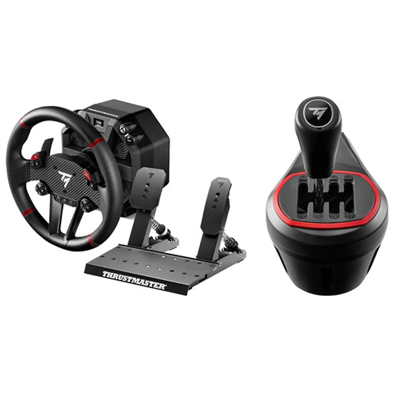 Volant de course T598 et pédales magnétiques de Thrustmaster avec boîte de vitesse TH8S pour Xbox Series X|S et Xbox One/PC