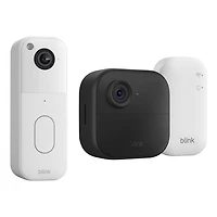 Blink 1440p Wi-Fi Video Doorbell & Outdoor 4 Wire-Free 1080p Full HD IP Security Camera System (1-Pack)