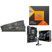 Corsair Vengeance 32GB DDR5 6000MHz Desktop Memory w/ ASUS TUF Gaming Motherboard & AMD Ryzen 7 7800X3D Processor