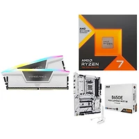 Corsair Vengeance RGB 64GB DDR5 6000MHz Desktop Memory w/ ASUS B650E MAX Gaming Motherboard & AMD Ryzen 7 7800X3D Processor