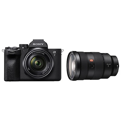 Sony Alpha 7 IV Full-Frame Mirrorless Camera w/ 28-70mm Lens Kit & 24-70mm f/2.8 Premium G Master Wide Telephoto Zoom Lens