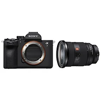 Appareil photo sans miroir plein format Alpha 7 V de Sony avec objectif plein format FE et objectif 24-70 mm f/2,8 GM II G Master - Noir