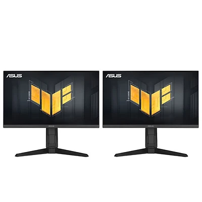Moniteurs de jeu DEL IPS HD intégrale GàG G-Sync FreeSync de 23,8 po TUF d'ASUS - Paire