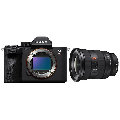 Sony Alpha 7R V Full-Frame Mirrorless Camera with E-Mount FE 16-35mm f/2.8 GM II Wide Zoom Master Lens