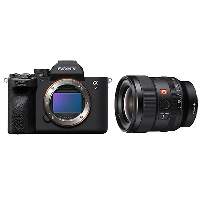 Sony Alpha 7 IV Full-Frame Mirrorless Camera with 28-70mm Lens & 24mm f/1.4 Premium G Master Wide Angle Prime Lens