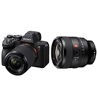 Sony Alpha 7 IV Full-Frame Mirrorless Camera with 28-70mm Lens & E-Mount FE 50mm f/1.4 GM G Master Lens