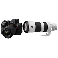 Sony Alpha 7 V Full-Frame Mirrorless Camera with 28-70mm Lens 200-600mm f/5.6-6.3 OSS Super-Telephoto Zoom G Lens