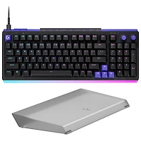 Logitech G G512 X 98 Backlit Mechanical DUAL SWAP TMR Analog FS Gaming Keyboard w/Lightbar-Amplifying Palm Rest