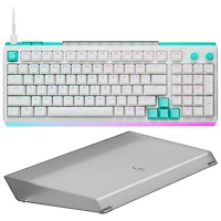 Logitech G G512 X 98 Backlit Mechanical DUAL SWAP TMR Analog FS Gaming Keyboard w/Lightbar-Amplifying Palm Rest - En