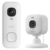 Blink 2K+ Wired Wi-Fi Video Doorbell with Indoor/Outdoor IP Camera - White