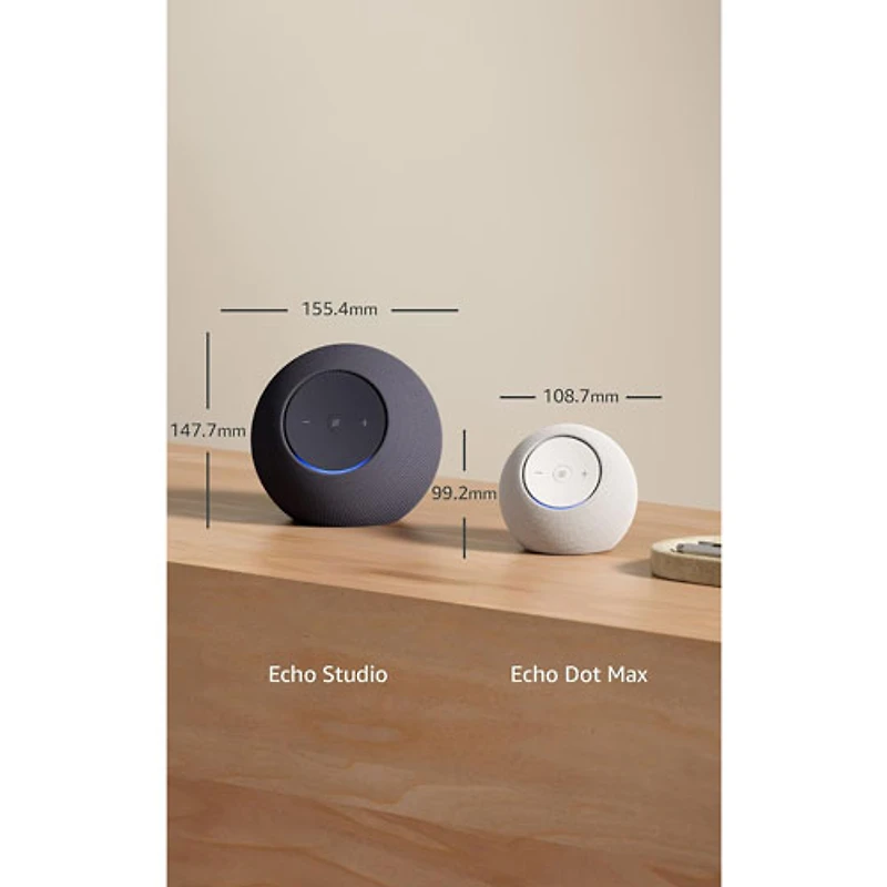 Amazon Echo Studio Smart Speaker 2-Pack & Amazon Fire TV Stick 4K Select (2025) Media Streamer with Alexa Voice Remote - Graphite