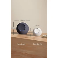 Amazon Echo Studio Smart Speaker 2-Pack & Amazon Fire TV Stick 4K Select (2025) Media Streamer with Alexa Voice Remote - Graphite