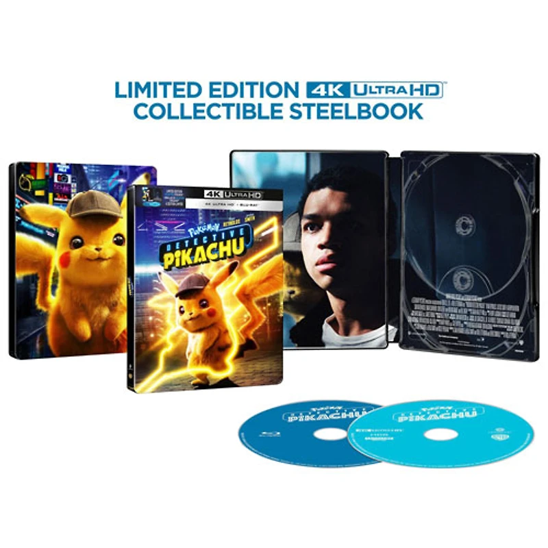 Pokémon: Detective Pikachu (Steelbook) (4K Ultra HD) (Blu-ray Combo)