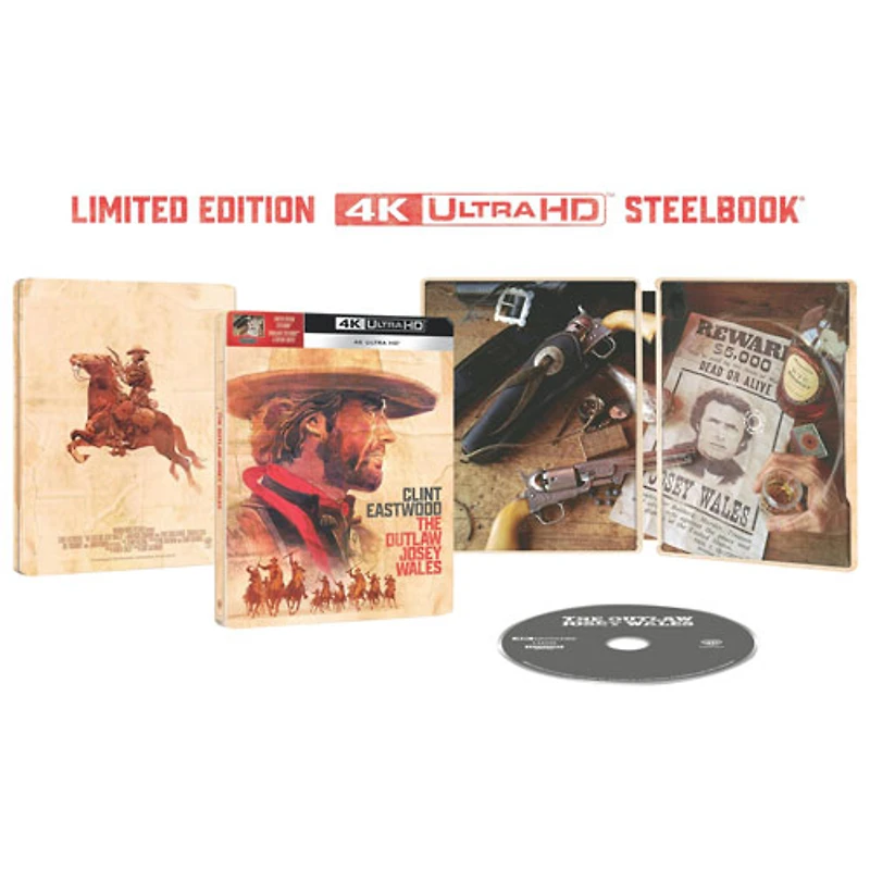 Clint Eastwood: The Outlaw Josey Wales (SteelBook) (Limited Edition) (4K Ultra HD)