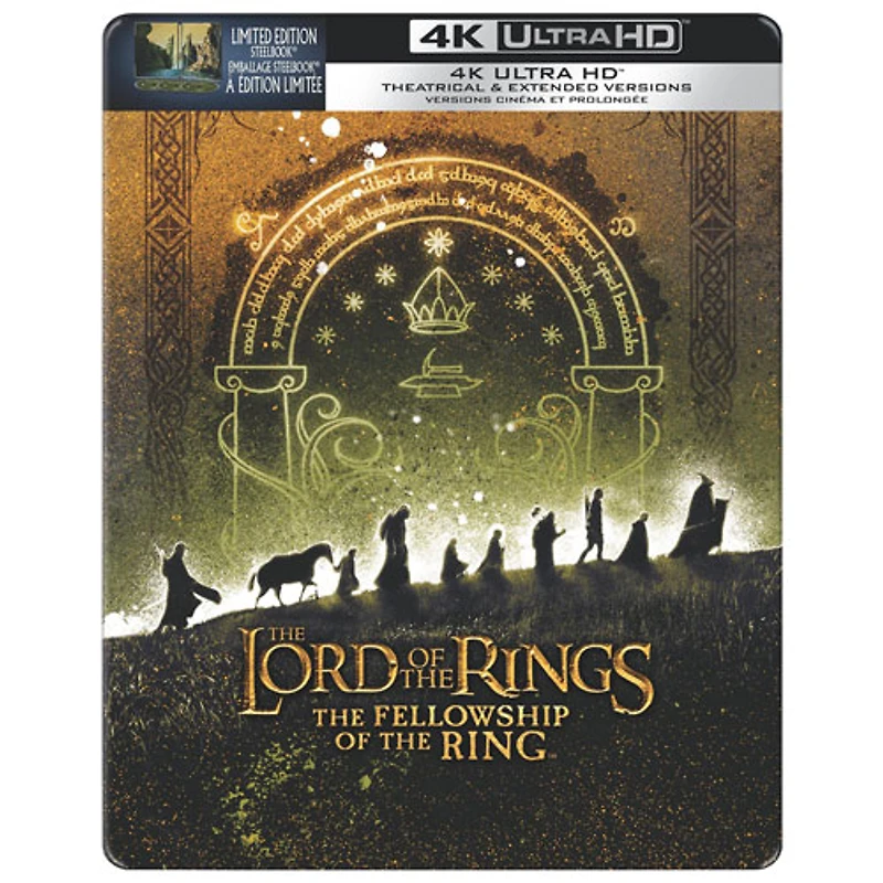 The Lord of the Rings: The Fellowship of the Ring (édition limitée) (Steelbook) (Ultra HD 4K)