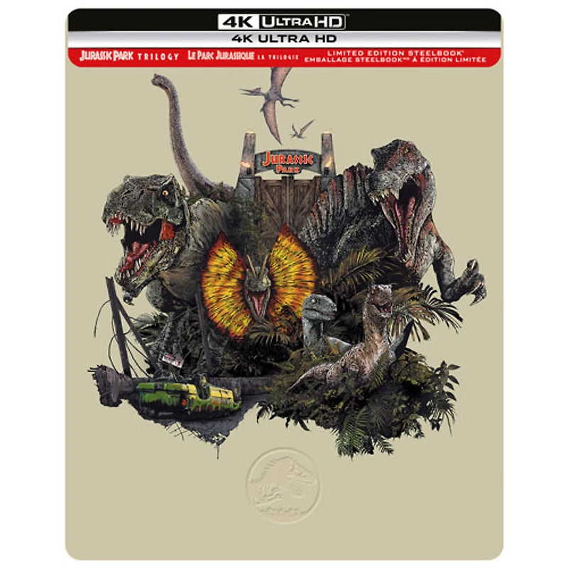 Jurassic Park Trilogy (SteelBook) (Ultra HD 4K)
