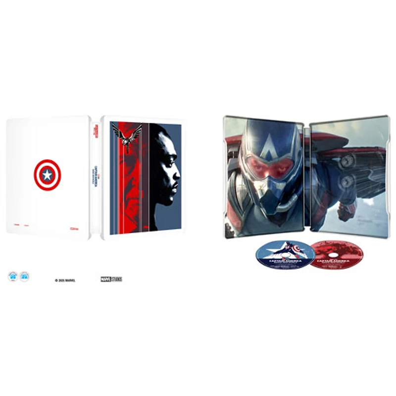 Captain America: Brave New World (édition limitée) (Steelbook) (Ultra HD 4K) (combo Blu-ray)