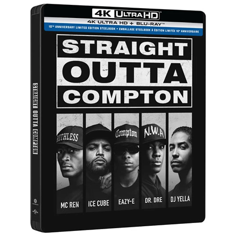 Straight Outta Compton (SteelBook) (Ultra HD 4K) (combo Blu-ray)
