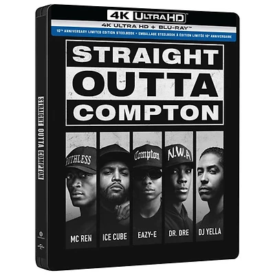 Straight Outta Compton (SteelBook) (Ultra HD 4K) (combo Blu-ray)