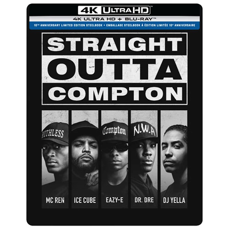 Straight Outta Compton (SteelBook) (Ultra HD 4K) (combo Blu-ray)