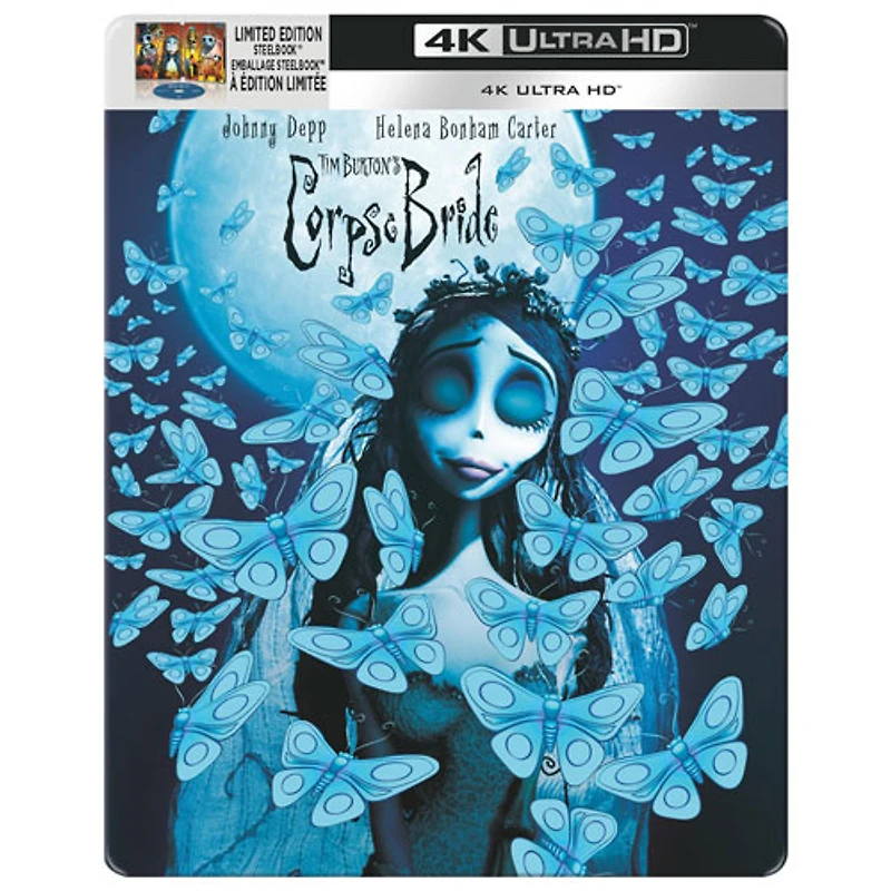 Tim Burton's Corpse Bride Limited Edition (Ultra HD 4K) (combo Blu-ray) (SteelBook) (2005)