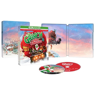 How the Grinch Stole Christmas: 25th Anniversary (Limited Edition) (SteelBook) (4K Ultra HD) (Blu-ray Combo) (2000)