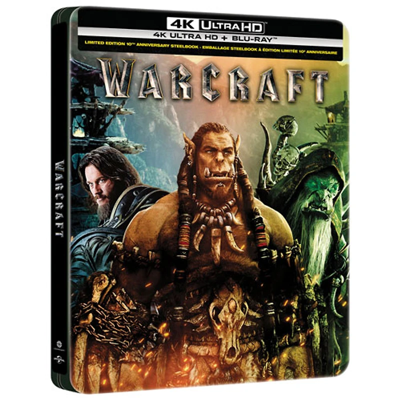 Warcraft (Limited Edition) (SteelBook) (4K Ultra HD) (Blu-ray Combo) (2016)