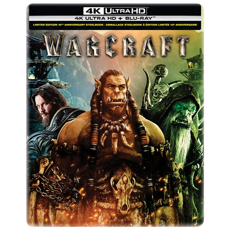 Warcraft (Limited Edition) (SteelBook) (4K Ultra HD) (Blu-ray Combo) (2016)