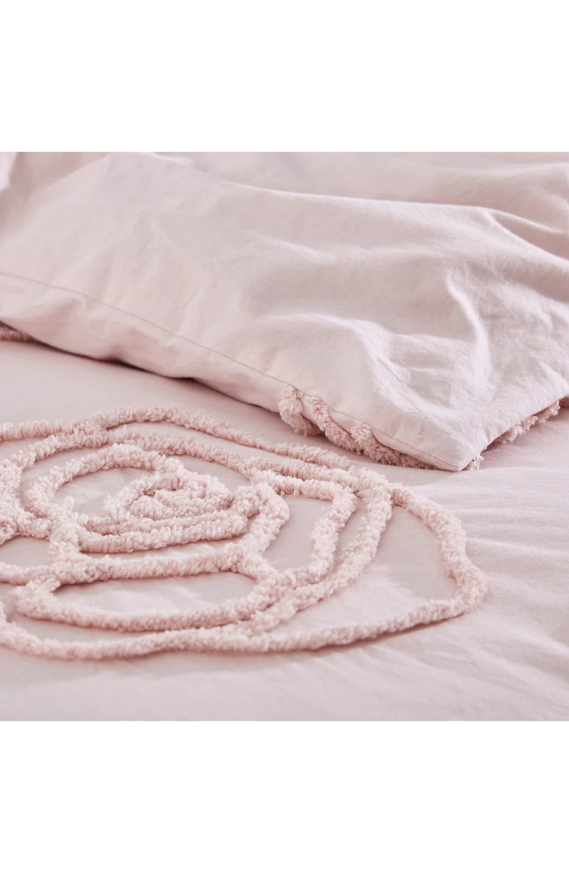 Rambling Rose Cotton Duvet Cover & Sham Set