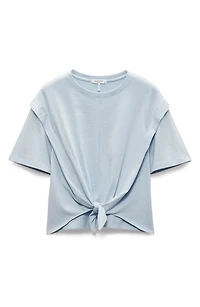 Mica Tie Front T-Shirt
