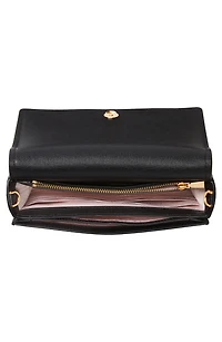 morgan leather wallet on a chain
