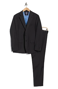 Two Button Wool Blend Two-Piece Suit Set