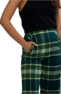 Acadia Plaid Crop Pants