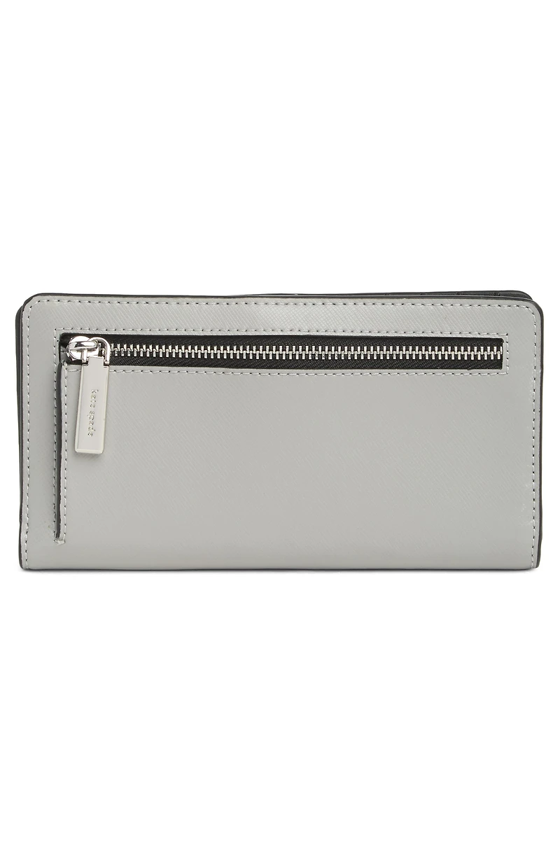 large slim bifold wallet