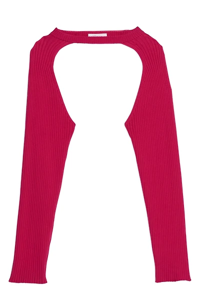 Organic Cotton Rib Shrug