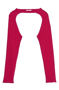 Organic Cotton Rib Shrug