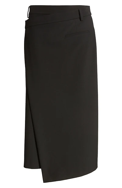 Belmont Asymmetric Midi Skirt