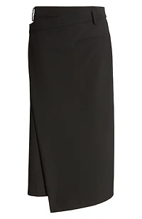 Belmont Asymmetric Midi Skirt