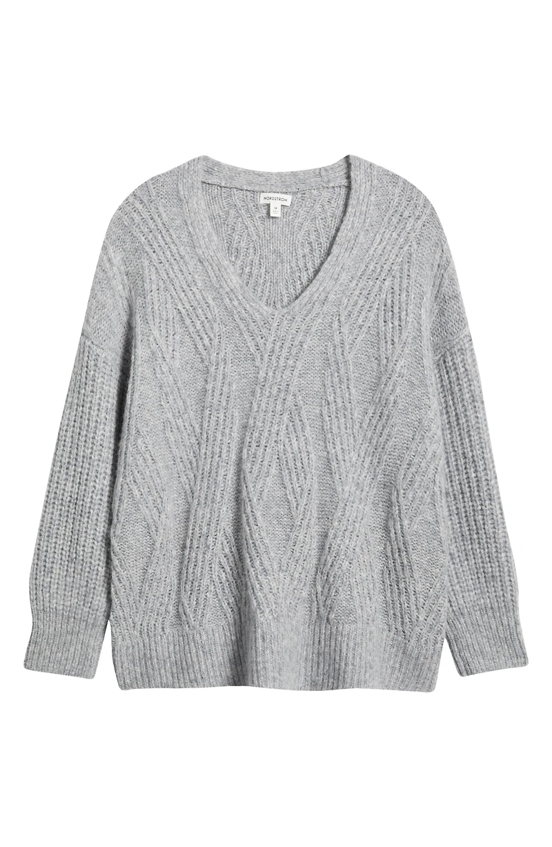 Alpaca Blend V-Neck Sweater