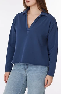 Samantha Sun Washed Terry Pullover