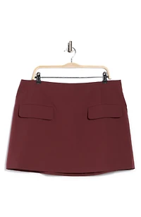 Tailored Detail Miniskirt
