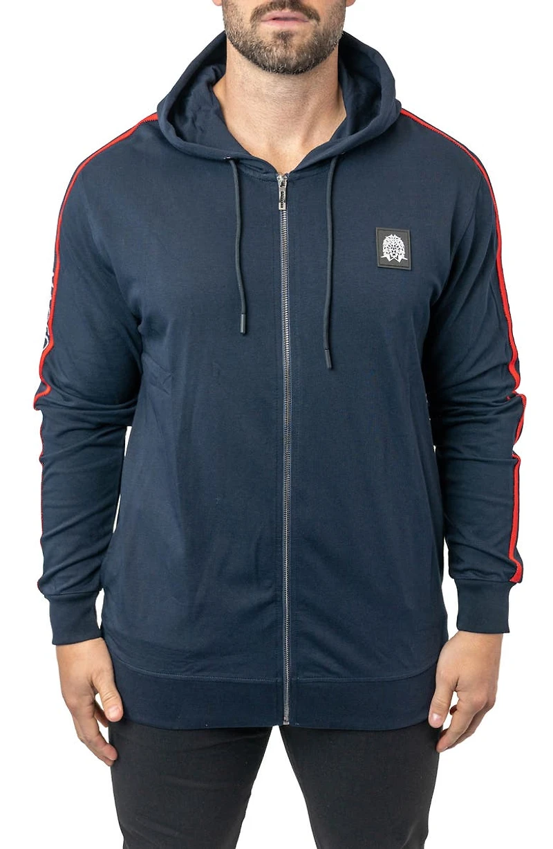Leo Hooded Zip-Up Sweatshirt