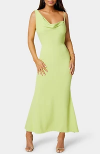 Airflow Cowl Neck Maxi Dress