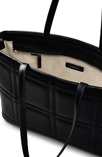 Sunny Dene Quilted Leather Tote Bag