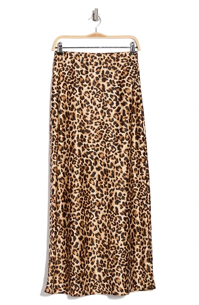 Leopard Print Maxi Skirt