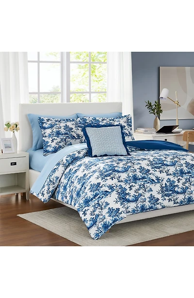 Shaya Toile Microfiber Comforter Set
