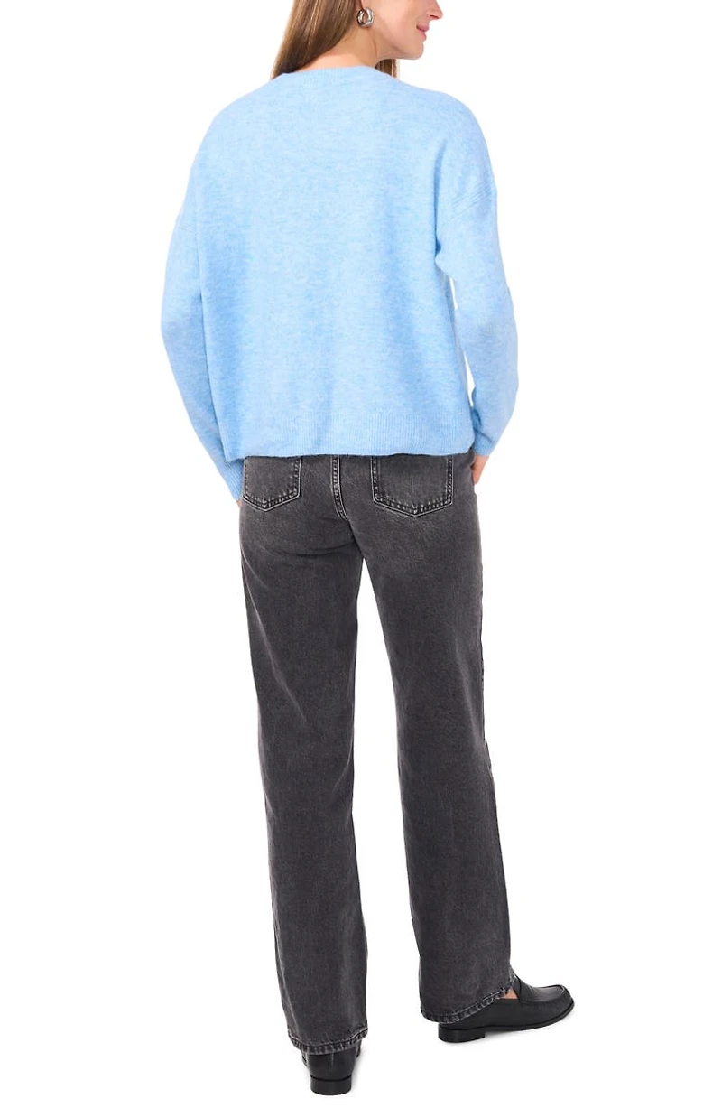 Cropped Crewneck Sweater