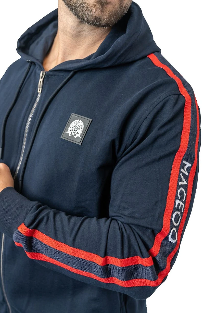 Leo Hooded Zip-Up Sweatshirt
